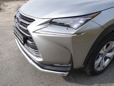 Накладка решётки радиатора 12 мм ТСС для Lexus NX-300h 2014-2017