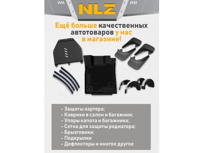 Защита бака для EVOLUTE i-Space 2023-2025 (I), 2025-н.в. (I рест.) 1.5 гибрид CVT FWD NLZ алюминий, 3 мм, с крепежом / Эволют Ай-Спейс