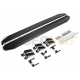Пороги алюминиевые Rival Black для Haval F7/F7x 2019-2021