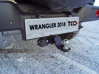 ТСУ Фаркоп ТСС шар E нержавеющий для Jeep Wrangler 5D 2018-2021