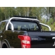Защита кузова 76,1 мм со светодиодной фарой ТСС для Mitsubishi L200 2019-2021