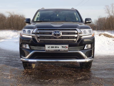 Решётка радиатора 16 мм ТСС для Toyota LC200 Executive 2016-2021