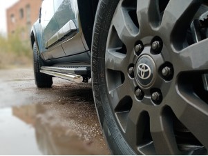 Обвод штатного порога d-43 для Toyota Land Cruiser Prado 250 2023-н.в. ДИЗЕЛЬ №LCPR250_2