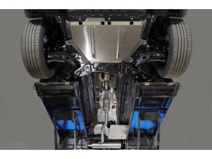 Защиты комплект (алюминий) 4 мм (картер, кпп, бак) (комплектация Comfort) для Haval Jolion 1.5 2021 – н.в. ZKTCC00501K