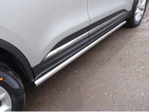 Пороги труба 60 мм для Renault Koleos № RENKOL17-31