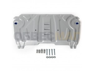 Защита картера Rival алюминий 4 мм увеличенная