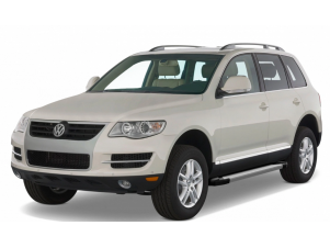 Порог-площадка "Silver" F193AL + комплект крепежа для Volkswagen Touareg (без пневматической подвески) 2003-2010 №F193AL.5809.1